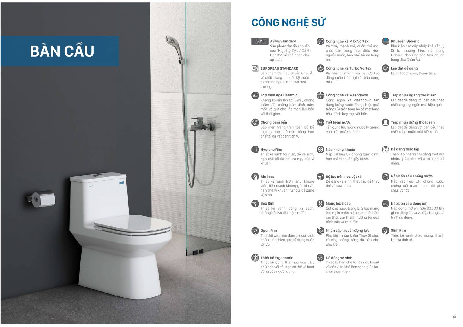 Catalogue và Bảng giá Thiết bị vệ sinh VIGLACERA mới nhất 2025 /Page 9
